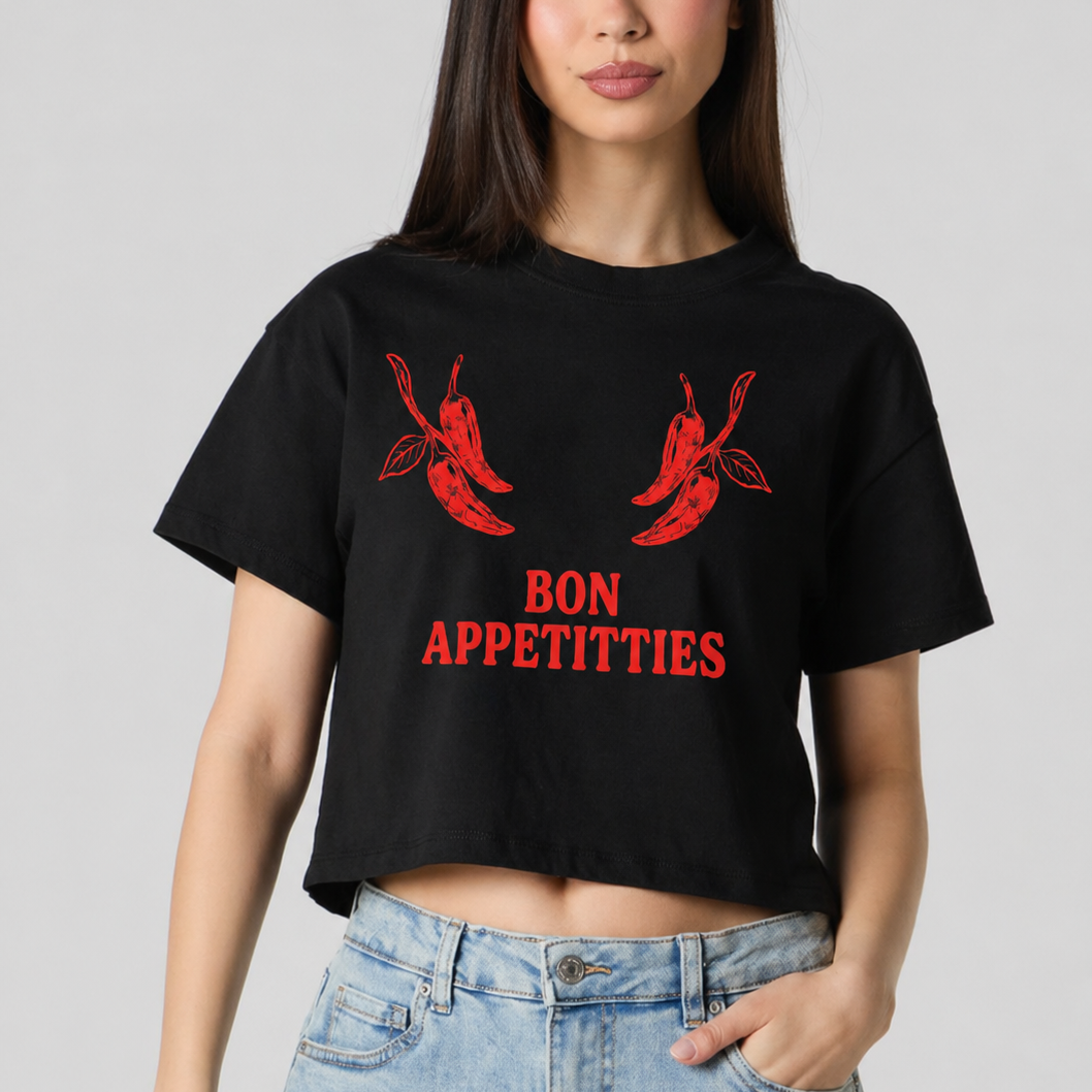 Bon Appetitties Crop Tee
