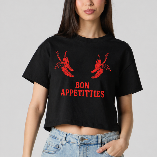 Bon Appetitties Crop Tee
